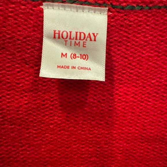 Holiday Time Ugly Christmas Sweater, Cardigan, Holiday, Size M (Oversized!!!) - Picture 3 of 4